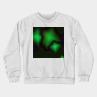 GREEN BLACK ABSTRACT TEXTURE Crewneck Sweatshirt